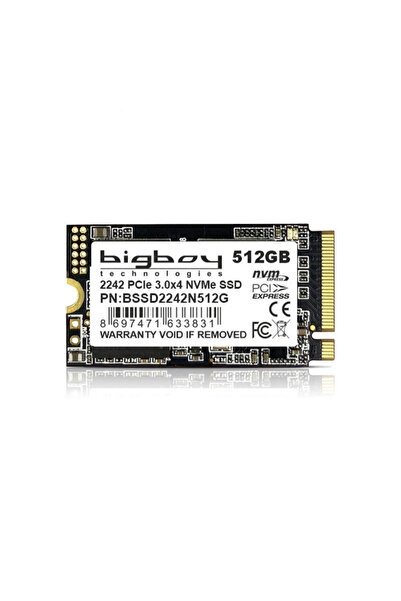 Bigboy BSSD2242N512G 512GB 2242 PCIe 3.0 x4 M.2 NVMe Notebook SSD