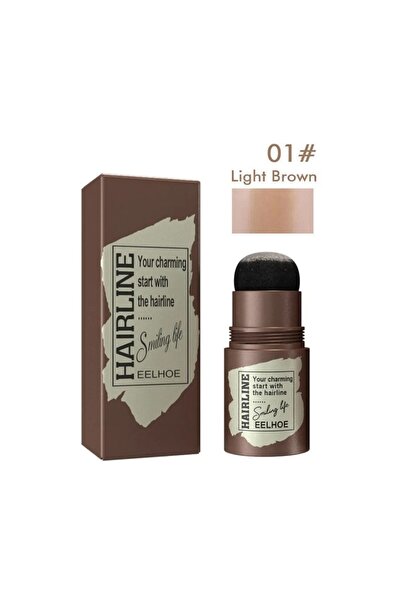 EELHOE Eyebrow Shaping Kit, Brown Powder, Brush and 10 Stencils,