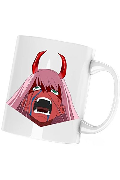 INOVATIX Cana Darling in the FranXX Zero Two Rage Anime, albastru, 330 ml