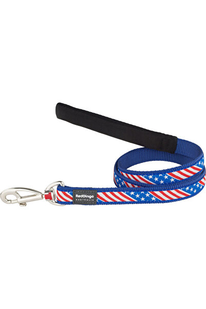 RedDingo Red Dingo US Flag Blue Dog Leash 1.2 m 1.2 x 120 cm