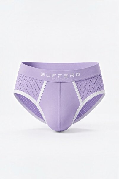 Slip-Air Flex File Detaylı Slip-Brief Külot Lilac