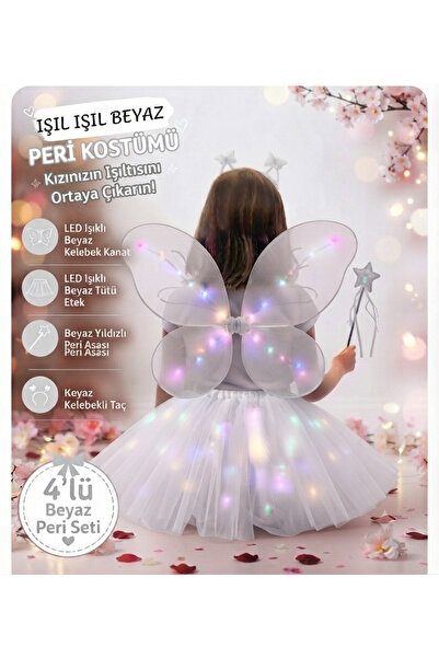 GOLDCENTER LED KOSTIM LEPTIRA VEŠTICE | SET LEPTIRA I SET TUTU SUKNJE