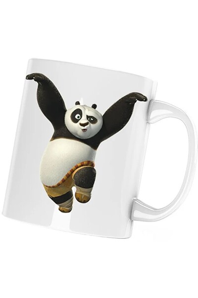 INOVATIX Kung Fu Panda Po Attack of the Crane Mug, white, 330 ml