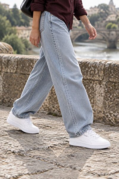 Puma CR-2448 Kadın Beyaz Anatomik Tabanlı Günlük Comfort Sneaker Ayakkabı