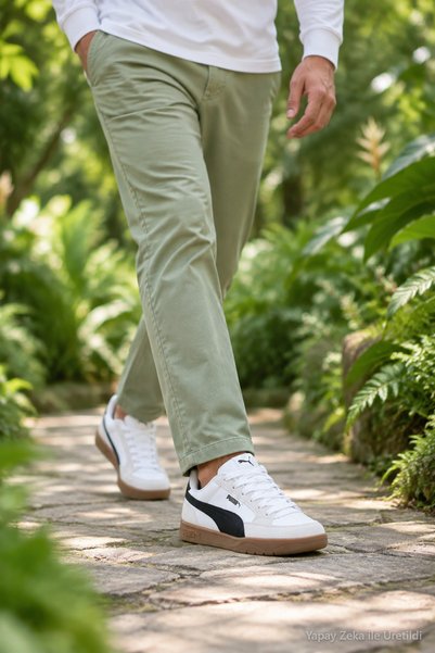 Puma PR-3378 Beyaz Siyah Erkek Casual Sneaker Günlük Rahat Comfort Spor Ayakkabı
