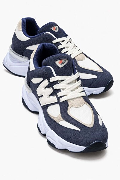 CCWAY AYAKKABI W-Li Connected Piece Leather Women's Sports Shoes White Lacquer
