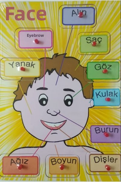 EnSonu Human Face Male Bultak Wooden Puzzle Hf-Pt-2129