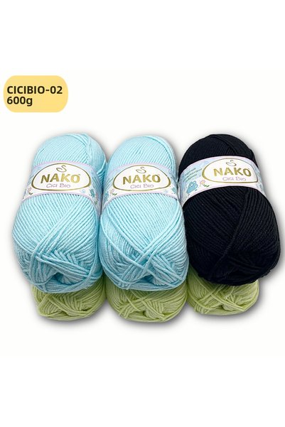 Oxford İplik 6 Pack Nako Cici Bio Mix Colors 02