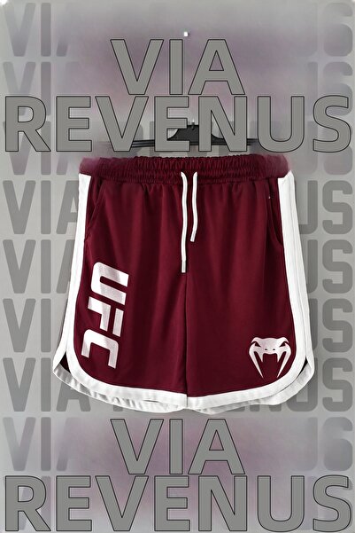 Vordevia Ufc Printed Piping Detailed Jersey Sports Training Shorts