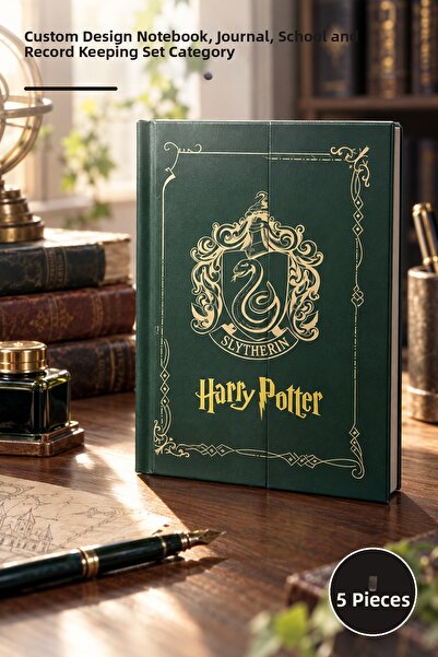 Yenilig 5 caiete tematice Harry Potter Hogwarts – Blocnotes cu design special...