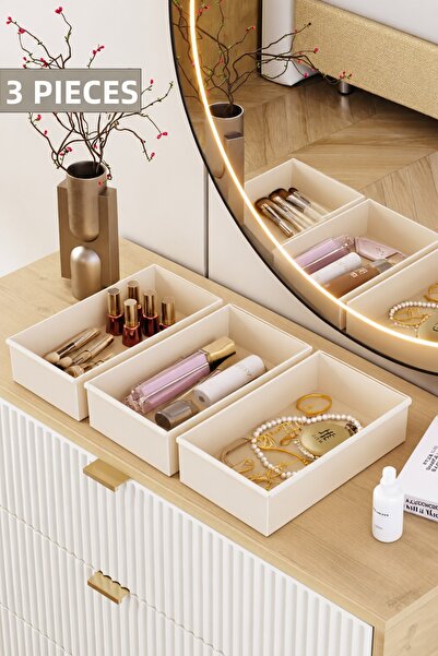 DOVİHOME 3-Piece Multi-Purpose Drawer Organizer Set