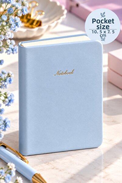 Daks Pocket Size Notebook 10.5 X 7.5 cm Lined Mini Notebook 80 Sheets 80 Gr Blue