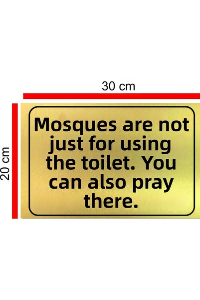 sıradışıhediyem Churches Are Not Just for Toilet Use. You Can Pray. Camii War...