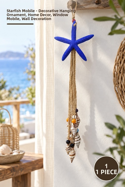 Yenilig 1 Piece Starfish Pendulum – Decorative Hanging Ornament, Home Decor, ...