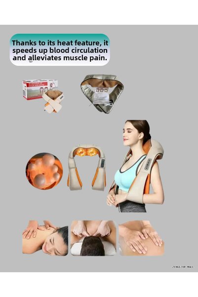 ZERO LAND Zngzrmll Rubbed Heated Neck Shoulder Waist (10612) Massager That Is...