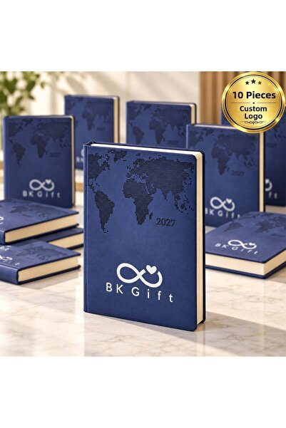 Bk Gift 10 Special 378 Thermo Leather Agendas 2027 with Your Logo - Daily Cor...