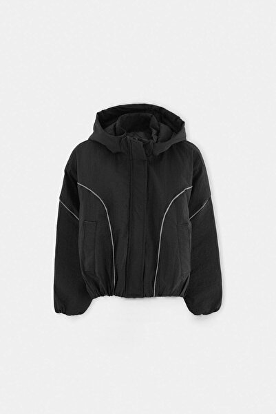 TRENDYOLKIDS Black Boy's Coat Tkdaw27Mo00016