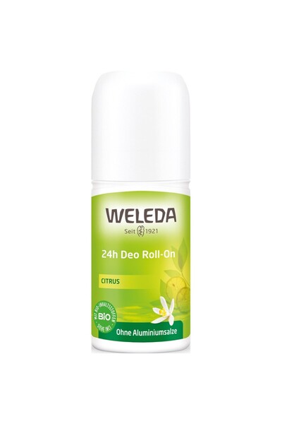 Weleda Deodorant roll-on 24h cu extract de citrice, 50ml