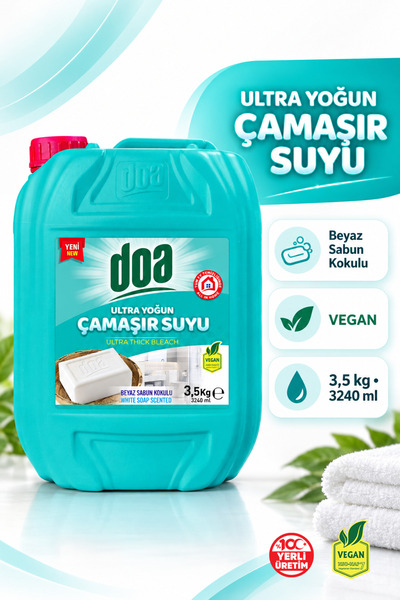 Doa Çamaşır Suyu 3.5 Lt Beyaz Sabun Kokulu