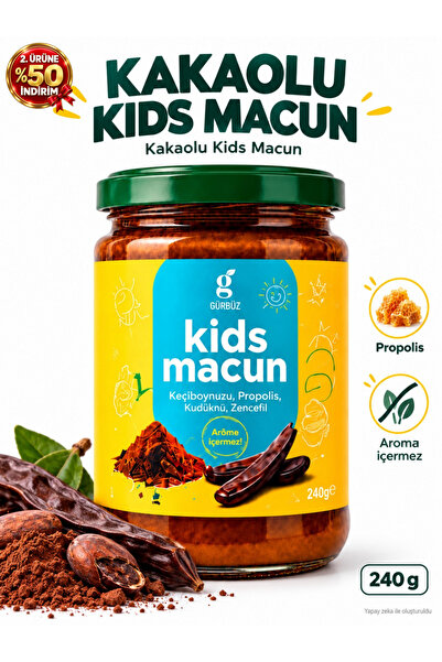 Kids Macun 240gr propolis kakaolu macun