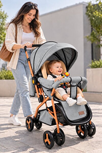 Baby Home Tam Yatarlı Çift Yönlü Bebek Arabası