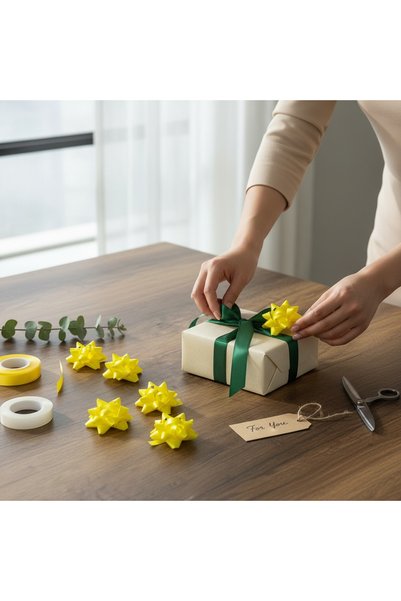 Poros Store Hediye Paketi Süsü Fiyonk Süs 10 adet No 2