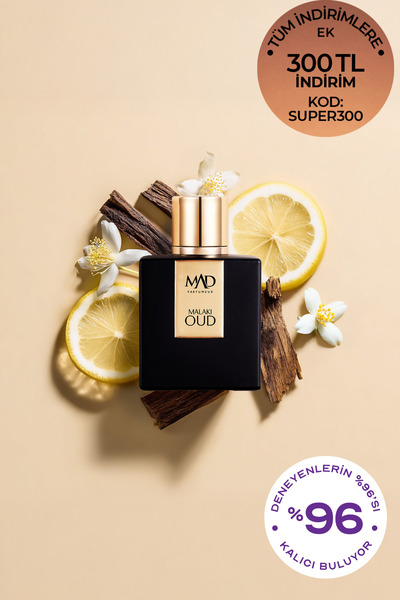 Mad Parfüm Mad Malaki Oud 100 ml Unisex Parfüm | Odunsu . Limon . Karizmatik