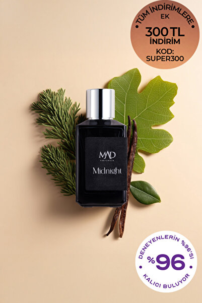 Mad Parfüm Mad Midnight 100 ml Unisex Parfüm | Vanilya . Odunsu . Gizem