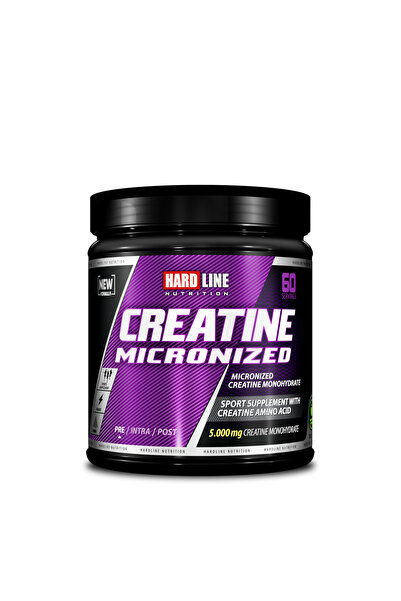 Hardline Kreatin Mikronize 324 gr 60 Servis Yesil Elma Aromalı