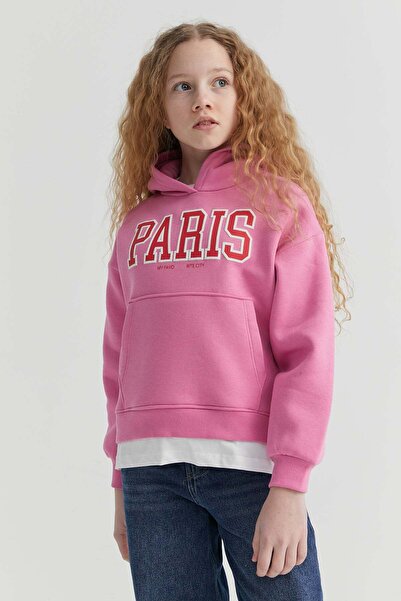 PAULMARK Girl's Paris Written Sweat Top