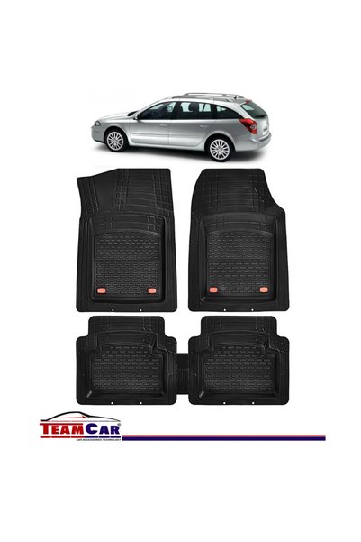 TEAMCAR Стелки за кола тип тава, съвместими с Renault Laguna II (2001-2007), ...