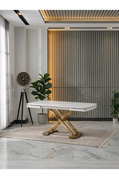 JoyMassa VENOXA X MASA 70X110 / 70X160 (BEYAZ/GOLD)