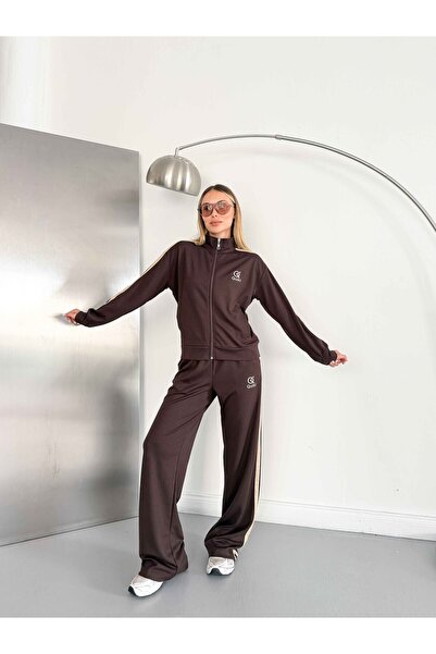 HKT HAK TEKSTİL Modal Fabric Zippered Tracksuit Set