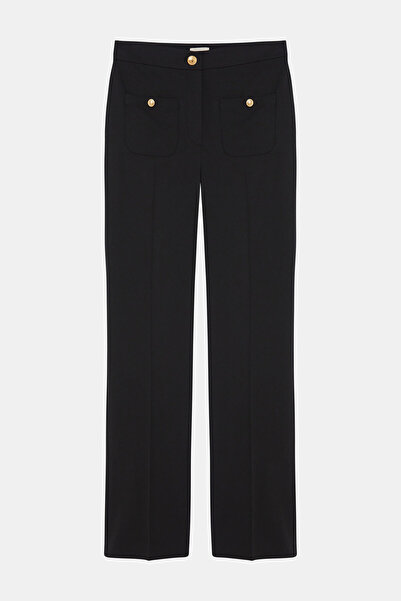 W Collection SİYAH BORU PAÇA PANTOLON