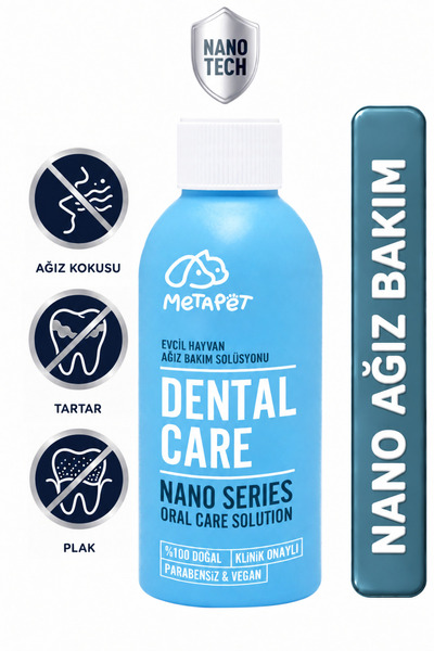 Metapet Nano Series Kedi Ağız Bakım Suyu, Ağız Kokusuna Son, Diş Bakımı ve Te...