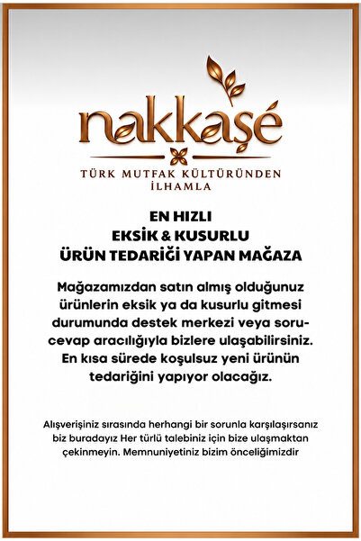 nakkaşe Liva 6’ Lı kase+tepsi sunum, çerezlik, meze.