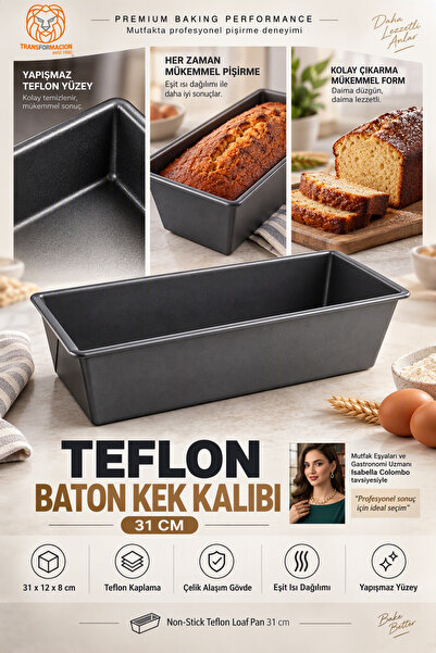 Transformacion Teflon Cake Baking Mold Baton Cake Mold 31 cm 721700
