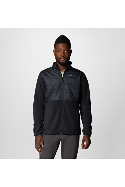 Columbia Erkek Regular Fit Renk Geçişli Dik Yaka Uzun Kollu Siyah Polar 21017...