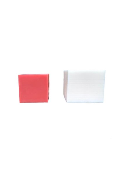 rufus concept Küp 2D Silikon Mum Kalıbı 6x6x6 cm