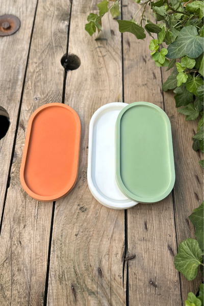 rufus concept Ellipse Shaped Tray Mold (95Mmx180Mmx17Mm) (Silicon) (1 Piece)