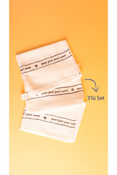 EMAYlab Mood Patterned 100% Muslin-Cotton Kitchen Cloth, Drying Cloth and Bab...
