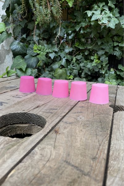 rufus concept Pembe Granül Mum Boyası 20gr