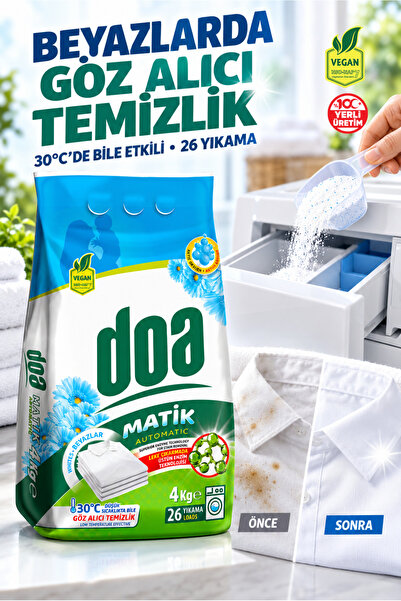 Doa Matik Toz Deterjan Beyazlar 4Kg
