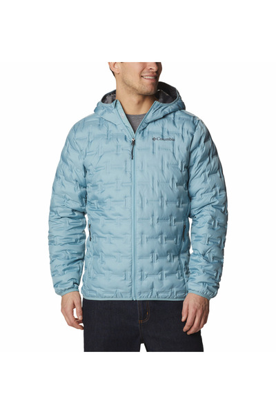 Columbia WO0954 DELTA RIDGE DOWN HOODED JACKET Açık Mavi