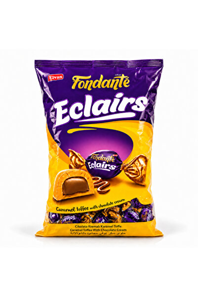 Fondante Eclairs Caramel Toffee 1000 Gr. (1 Poşet)