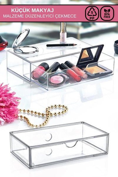 Poomy Küçük Makyaj Organizeri Modülü Kozmetik Fırça Düzenleyici Organizer /cn1503