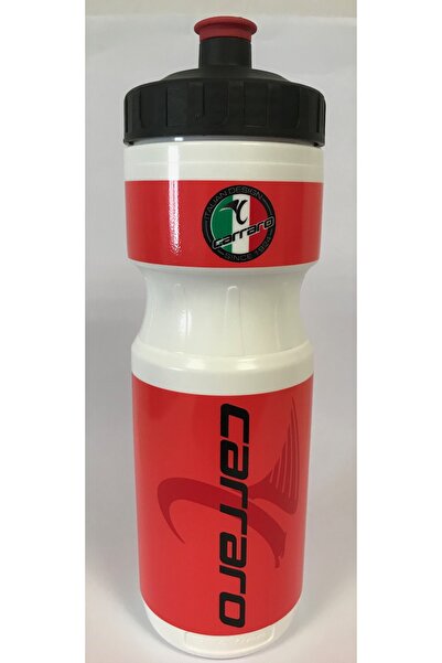 Carraro Emir Bisiklet'de Orjinal Matara Beyaz/kırmızı 800ml Made In Italy