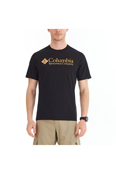Columbia Cs0311 csc m retro logo ss tee black