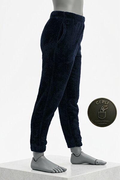 Ladytime Luxury Fluffy Fleece Winter Pajama Bottoms with Pockets
