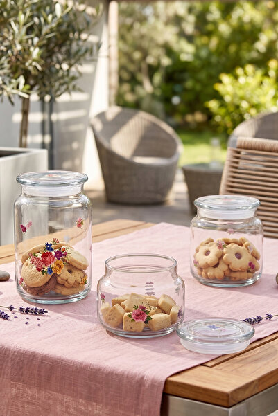Rakle X Bengi Kurtcebe Grandma's Tableware 3-Piece Jar Set 970 Cc/ 630 Cc/ 43...